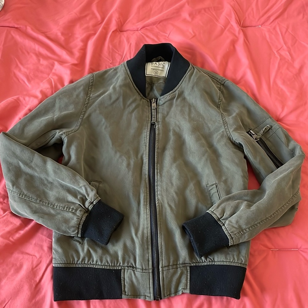 Army green jacket